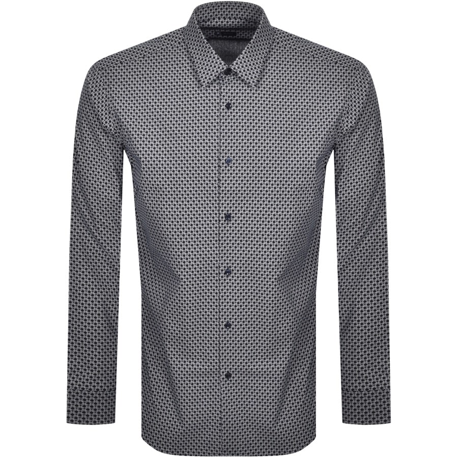 Alternative Image for ProductBOSS Elliot Long Sleeved Shirt Navy1